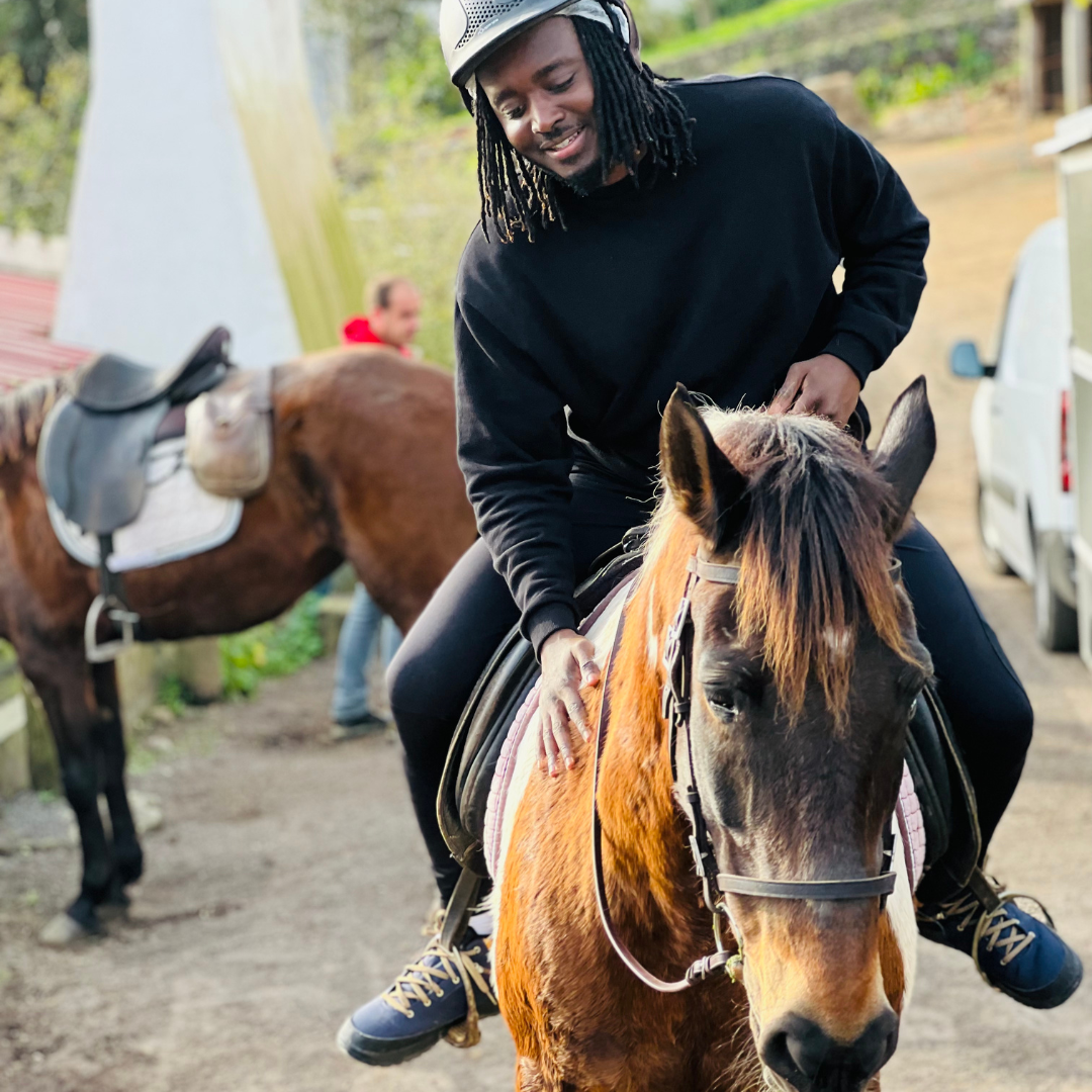 mike and horse